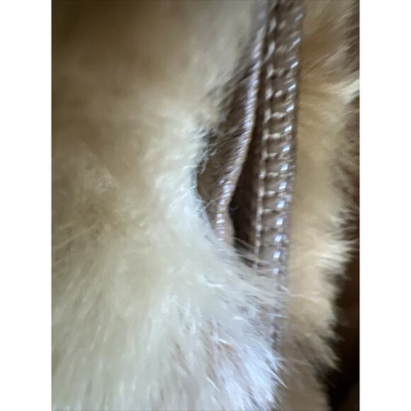 Donna Salyers Fabulous Furs Caramel Cream Color Fox Rabbit Faux Size XL READ - Picture 7 of 16